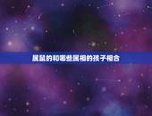 属鼠的和哪些属相的孩子相合，父母属鼠的和子女的什么属相相冲