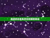 属虎的出生年月日时辰的命运，属虎人时辰一生中的命运线19860705