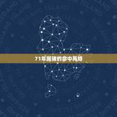 71年属猪的命中再婚，71年属猪容易二婚