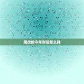 属虎的今年财运怎么样，属虎人猪年的运气和财气如何