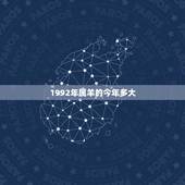 1992年属羊的今年多大，1991年属羊2022 年运势