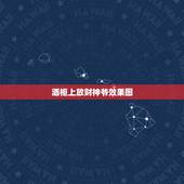 酒柜上放财神爷效果图，酒柜上能不能设计放财神的位置