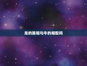龙的属相与牛的相配吗，属牛和属龙相配吗？