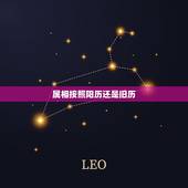 属相按照阳历还是旧历，属相应该按阴历还是阳历？