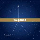 白羊座星盘查询，关于星座星盘查询