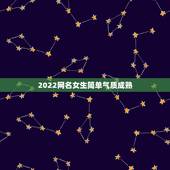 2022网名女生简单气质成熟，2023女孩网名优雅大气