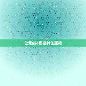 公元654年是什么属相，公元一九五年是属什么生肖的