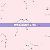 感情出现问题怎么挽回，两个人感情出现危机了，该怎么挽回？