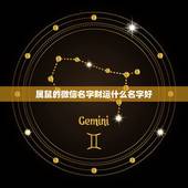 属鼠的微信名字财运什么名字好，1972年属鼠的人最适宜的微信名