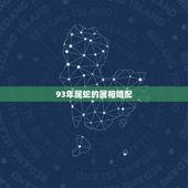93年属蛇的属相婚配，93年生的人和属什么生肖的相配