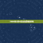 1984年3月4日出生的鼠好吗，1984年阴历3月4日出生的鼠是什么命