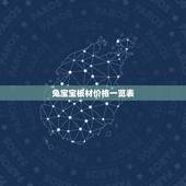 兔宝宝板材价格一览表，兔宝宝板材实木多少钱一