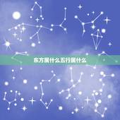 东方属什么五行属什么，东方属五行中哪一行