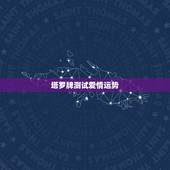 塔罗牌测试爱情运势，用塔罗牌占卜了一下未来的爱情运势，谁能帮我解析一下