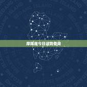 摩羯座今日运势查询，魔蝎座今日运程