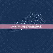 2022年11月运势完整版双鱼，双鱼座男十一月运势