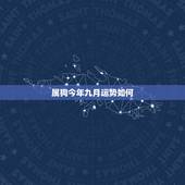 属狗今年九月运势如何，属狗的今年的运气怎么样