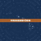 怀男孩的晨尿图片清宫表，2016的生男生女清宫表准吗？具体的怎么用？