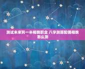 测试未来另一半相貌职业 八字测算配偶相貌怎么测