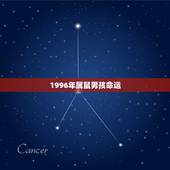 1996年属鼠男孩命运，男属鼠的1996年生的命运怎么样？