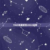 1965年属蛇在2022运势，1965年8月20日下午5点20分出生的