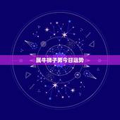 属牛狮子男今日运势，狮子座今日运势？
