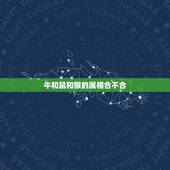 牛和鼠和猴的属相合不合，属猴和属牛的配吗