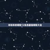 羊和羊的婚配12生肖最强婚配大全，属羊的属相婚配表 属羊的适合和什么属