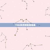 1986寅虎婚配属相表，86年虎男最佳婚配