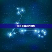什么是真正的缘分，什么是缘分，是自己怎样争取来的，什么才是真正的缘分？