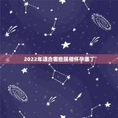 2022年适合哪些属相怀孕添丁，2022年哪些生肖适合添丁