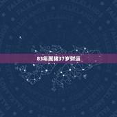83年属猪37岁财运，1983年的属猪运气怎么样