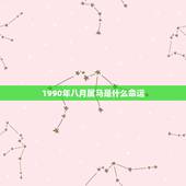 1990年八月属马是什么命运，1990年8月21日属马是什么命男孩子