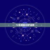 72年属鼠48岁运势，1972年出生的属鼠的人今年运气如何？