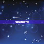 今日运势双子座，双子座今日运势