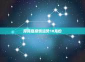 摩羯座感情运势10月份，摩羯座2015年爱情运势