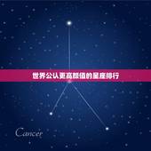 世界公认更高颜值的星座排行，世界公认三大最强星座