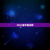 2022金牛座运势，射手座2022运势星座运程