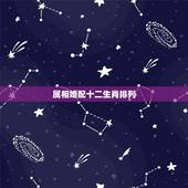 属相婚配十二生肖排列，十二生肖婚配:属相合婚配对表