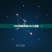 1981年属鸡的2022运势，1981年属鸡2021年运势及运程