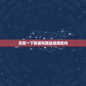 百度一下属猪和属鼠能婚配吗，属猪与属鼠相配吗