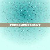 女鸡和男属猪的属相能婚配吗女，属鸡女配属猪男，合婚吗？
