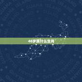 40岁属什么生肖，40年出生的人今年多少岁