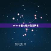 2021年最火爆的情侣网名，网名2021最火爆女