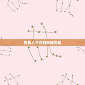 养鱼人千万别触碰的鱼，请教一个养鱼的问题，用手摸鱼是不是不好？