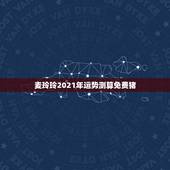 麦玲玲2021年运势测算免费猪，2021年运势属猪运势