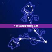1983年属猪的是什么命，1983年出生是什么命
