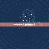 63年十一月的兔什么命，女63年4月的兔是什么命