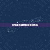 马女和鸡男的属相能婚配吗，属相婚配鸡与马，女鸡43，男马46可以相配吗