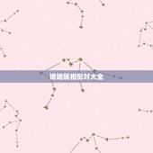 婚姻属相配对大全 很准 十二生肖男女最佳配对